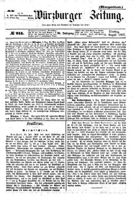 Neue Würzburger Zeitung. Morgenblatt (Neue Würzburger Zeitung) Dienstag 6. August 1867