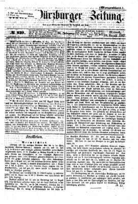 Neue Würzburger Zeitung. Morgenblatt (Neue Würzburger Zeitung) Mittwoch 28. August 1867