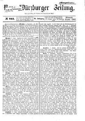 Neue Würzburger Zeitung. Morgenblatt (Neue Würzburger Zeitung) Mittwoch 4. September 1867