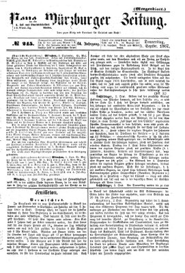 Neue Würzburger Zeitung. Morgenblatt (Neue Würzburger Zeitung) Donnerstag 5. September 1867