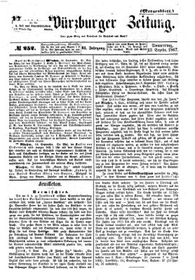 Neue Würzburger Zeitung. Morgenblatt (Neue Würzburger Zeitung) Donnerstag 12. September 1867