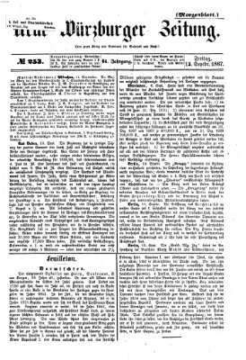 Neue Würzburger Zeitung. Morgenblatt (Neue Würzburger Zeitung) Freitag 13. September 1867