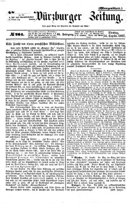 Neue Würzburger Zeitung. Morgenblatt (Neue Würzburger Zeitung) Dienstag 24. September 1867