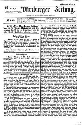 Neue Würzburger Zeitung. Morgenblatt (Neue Würzburger Zeitung) Mittwoch 23. Oktober 1867