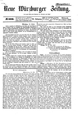 Neue Würzburger Zeitung. Morgenblatt (Neue Würzburger Zeitung) Mittwoch 30. Oktober 1867