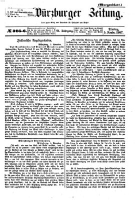 Neue Würzburger Zeitung. Morgenblatt (Neue Würzburger Zeitung) Dienstag 5. November 1867