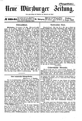 Neue Würzburger Zeitung. Morgenblatt (Neue Würzburger Zeitung) Dienstag 3. Dezember 1867