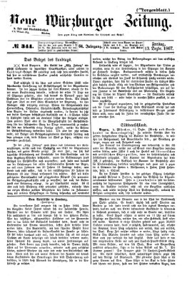 Neue Würzburger Zeitung. Morgenblatt (Neue Würzburger Zeitung) Freitag 13. Dezember 1867