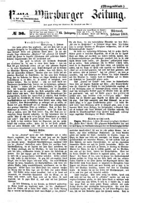 Neue Würzburger Zeitung. Morgenblatt (Neue Würzburger Zeitung) Mittwoch 5. Februar 1868