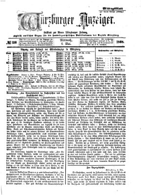 Würzburger Anzeiger. Mittagsblatt (Neue Würzburger Zeitung) Mittwoch 6. Mai 1868