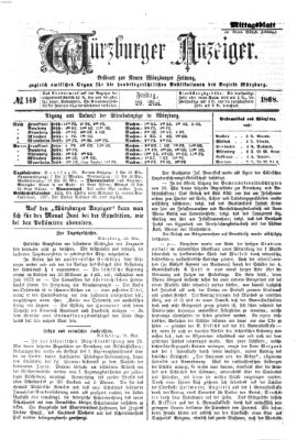 Würzburger Anzeiger. Mittagsblatt (Neue Würzburger Zeitung) Freitag 29. Mai 1868