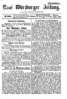 Neue Würzburger Zeitung. Morgenblatt (Neue Würzburger Zeitung) Sonntag 27. Dezember 1868