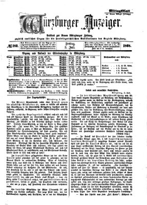 Würzburger Anzeiger. Mittagsblatt (Neue Würzburger Zeitung) Freitag 3. Juli 1868