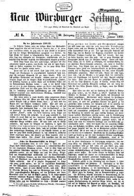 Neue Würzburger Zeitung. Morgenblatt (Neue Würzburger Zeitung) Freitag 1. Januar 1869