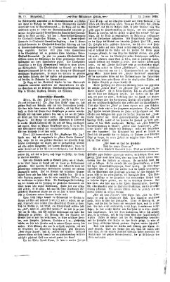 Neue Würzburger Zeitung. Morgenblatt (Neue Würzburger Zeitung) Mittwoch 13. Januar 1869