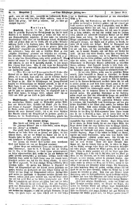 Neue Würzburger Zeitung. Morgenblatt (Neue Würzburger Zeitung) Donnerstag 14. Januar 1869