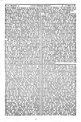 Neue Würzburger Zeitung. Morgenblatt (Neue Würzburger Zeitung) Samstag 27. Februar 1869