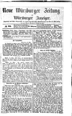 Neue Würzburger Zeitung und Würzburger Anzeiger (Neue Würzburger Zeitung) Freitag 26. März 1869