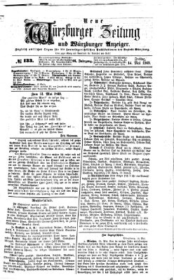 Neue Würzburger Zeitung und Würzburger Anzeiger (Neue Würzburger Zeitung) Freitag 14. Mai 1869