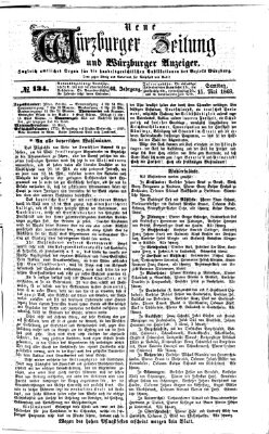 Neue Würzburger Zeitung und Würzburger Anzeiger (Neue Würzburger Zeitung) Samstag 15. Mai 1869