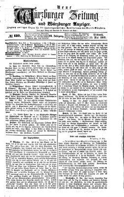 Neue Würzburger Zeitung und Würzburger Anzeiger (Neue Würzburger Zeitung) Mittwoch 19. Mai 1869