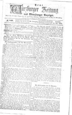 Neue Würzburger Zeitung und Würzburger Anzeiger (Neue Würzburger Zeitung) Sonntag 30. Mai 1869