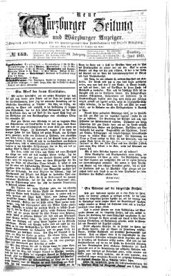 Neue Würzburger Zeitung und Würzburger Anzeiger (Neue Würzburger Zeitung) Samstag 5. Juni 1869