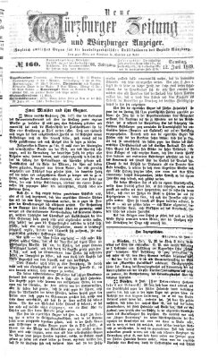 Neue Würzburger Zeitung und Würzburger Anzeiger (Neue Würzburger Zeitung) Samstag 12. Juni 1869