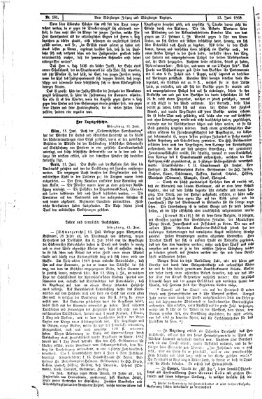 Neue Würzburger Zeitung und Würzburger Anzeiger (Neue Würzburger Zeitung) Sonntag 13. Juni 1869