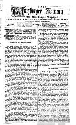 Neue Würzburger Zeitung und Würzburger Anzeiger (Neue Würzburger Zeitung) Samstag 19. Juni 1869