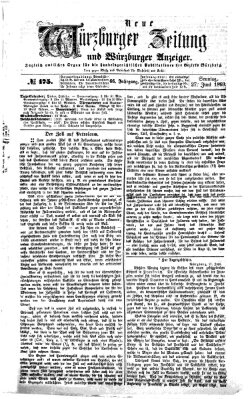 Neue Würzburger Zeitung und Würzburger Anzeiger (Neue Würzburger Zeitung) Sonntag 27. Juni 1869