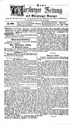 Neue Würzburger Zeitung und Würzburger Anzeiger (Neue Würzburger Zeitung) Mittwoch 30. Juni 1869