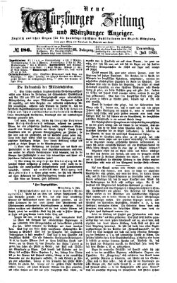 Neue Würzburger Zeitung und Würzburger Anzeiger (Neue Würzburger Zeitung) Donnerstag 8. Juli 1869