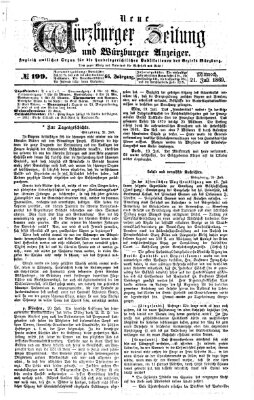 Neue Würzburger Zeitung und Würzburger Anzeiger (Neue Würzburger Zeitung) Mittwoch 21. Juli 1869