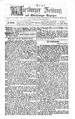 Neue Würzburger Zeitung und Würzburger Anzeiger (Neue Würzburger Zeitung) Freitag 23. Juli 1869