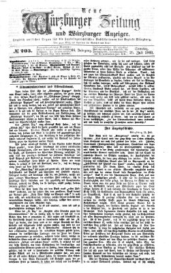 Neue Würzburger Zeitung und Würzburger Anzeiger (Neue Würzburger Zeitung) Sonntag 25. Juli 1869