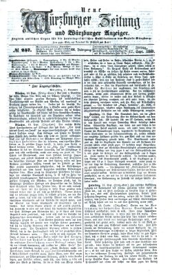 Neue Würzburger Zeitung und Würzburger Anzeiger (Neue Würzburger Zeitung) Freitag 17. September 1869