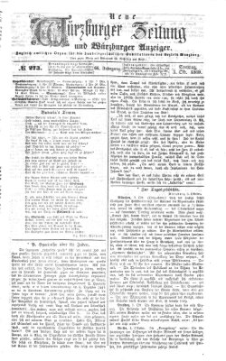 Neue Würzburger Zeitung und Würzburger Anzeiger (Neue Würzburger Zeitung) Sonntag 3. Oktober 1869