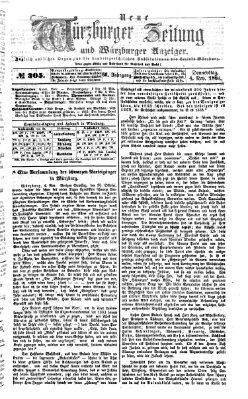 Neue Würzburger Zeitung und Würzburger Anzeiger (Neue Würzburger Zeitung) Donnerstag 4. November 1869