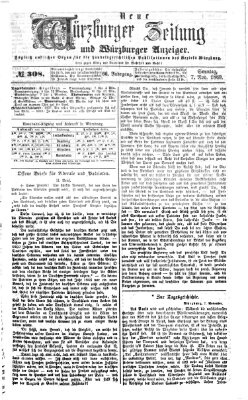 Neue Würzburger Zeitung und Würzburger Anzeiger (Neue Würzburger Zeitung) Sonntag 7. November 1869