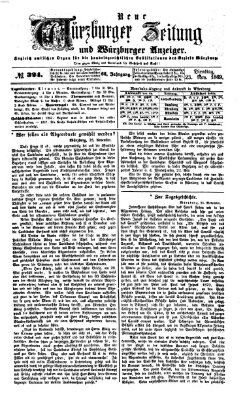 Neue Würzburger Zeitung und Würzburger Anzeiger (Neue Würzburger Zeitung) Dienstag 23. November 1869