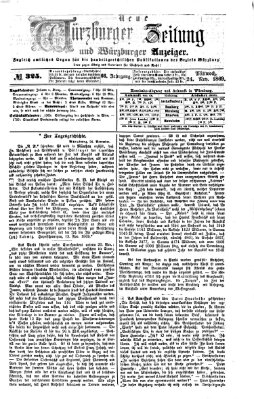 Neue Würzburger Zeitung und Würzburger Anzeiger (Neue Würzburger Zeitung) Mittwoch 24. November 1869