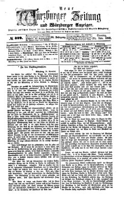 Neue Würzburger Zeitung und Würzburger Anzeiger (Neue Würzburger Zeitung) Sonntag 28. November 1869