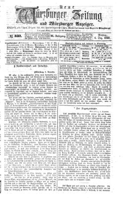 Neue Würzburger Zeitung und Würzburger Anzeiger (Neue Würzburger Zeitung) Montag 6. Dezember 1869