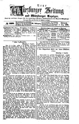 Neue Würzburger Zeitung und Würzburger Anzeiger (Neue Würzburger Zeitung) Mittwoch 8. Dezember 1869