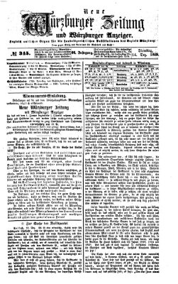 Neue Würzburger Zeitung und Würzburger Anzeiger (Neue Würzburger Zeitung) Dienstag 14. Dezember 1869