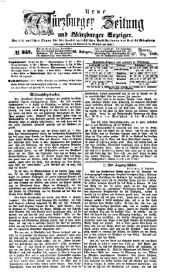 Neue Würzburger Zeitung und Würzburger Anzeiger (Neue Würzburger Zeitung) Montag 27. Dezember 1869