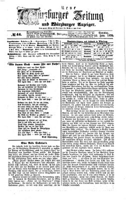 Neue Würzburger Zeitung und Würzburger Anzeiger (Neue Würzburger Zeitung) Sonntag 13. Februar 1870