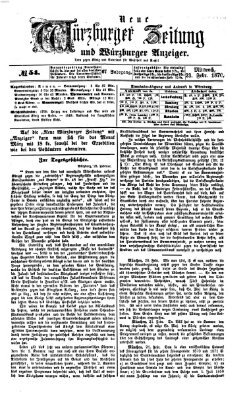 Neue Würzburger Zeitung und Würzburger Anzeiger (Neue Würzburger Zeitung) Mittwoch 23. Februar 1870