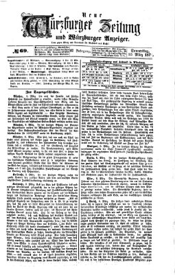 Neue Würzburger Zeitung und Würzburger Anzeiger (Neue Würzburger Zeitung) Donnerstag 10. März 1870